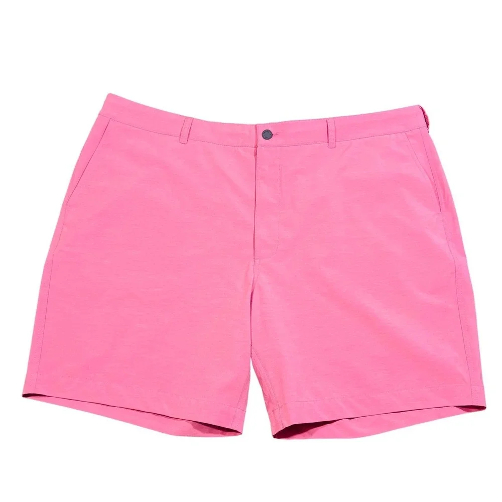 Faherty Mens All Day Shorts‎ Mauve Pink Stretch Drawstrings Casual Walking Sz 46